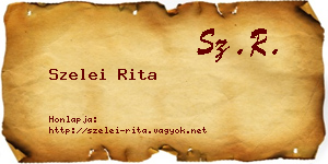 Szelei Rita névjegykártya